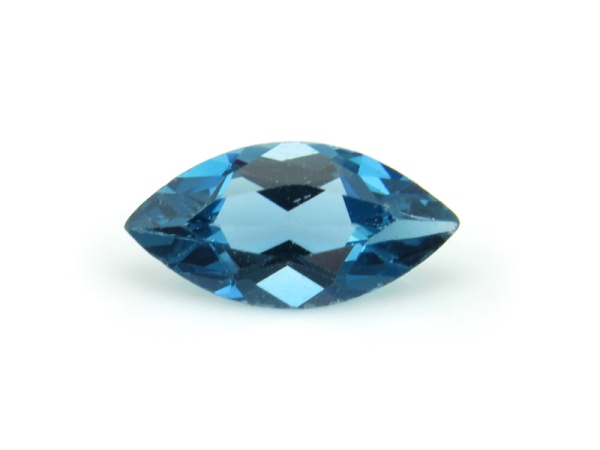 London Blue Topaz Faceted Marquise 12mm