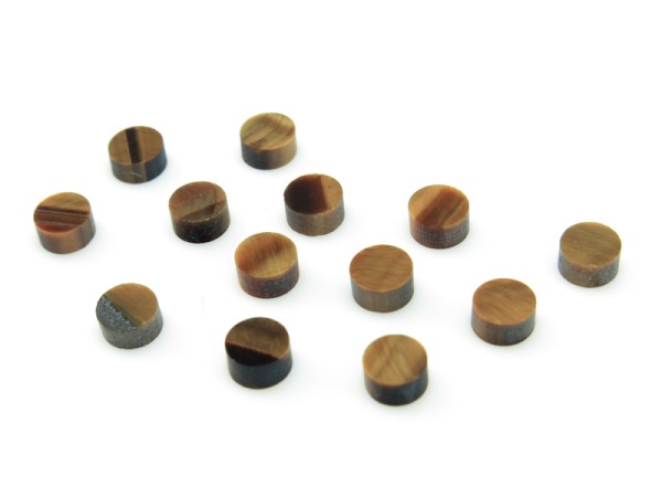 Tiger's Eye Smooth Flat Disc 4mm