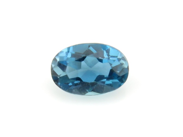 London Blue Topaz Faceted Oval 6mm x 4mm