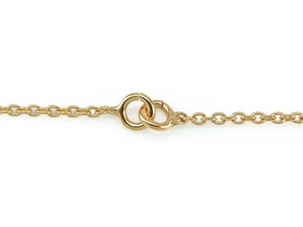 Gold Plated Silver Cable Chain Bracelet with Connector Links