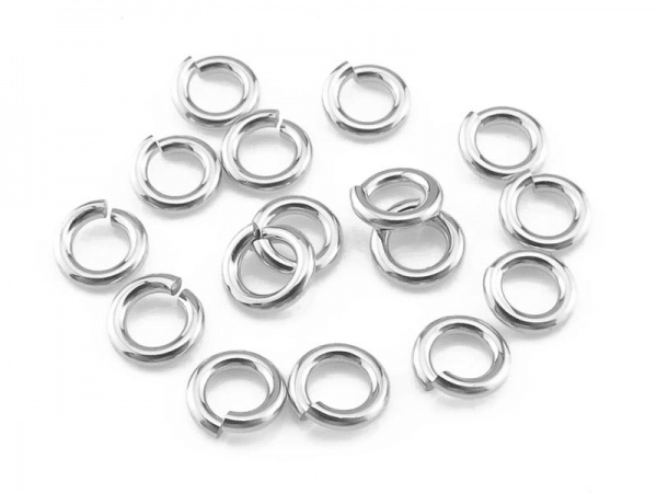 Sterling Silver Open Jump Ring 3.5mm ~ 24ga ~ Pack of 10