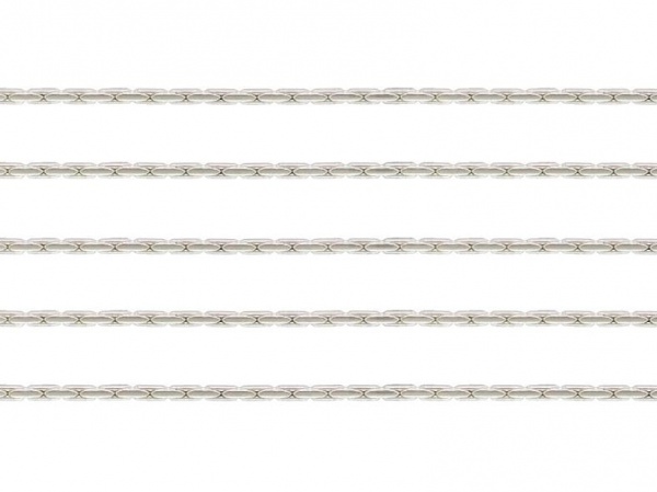 Jewelry Making Chain by Foot DIY Jewelry 925 Sterling Silver (Cable Trace  3.5mm, 10ft)