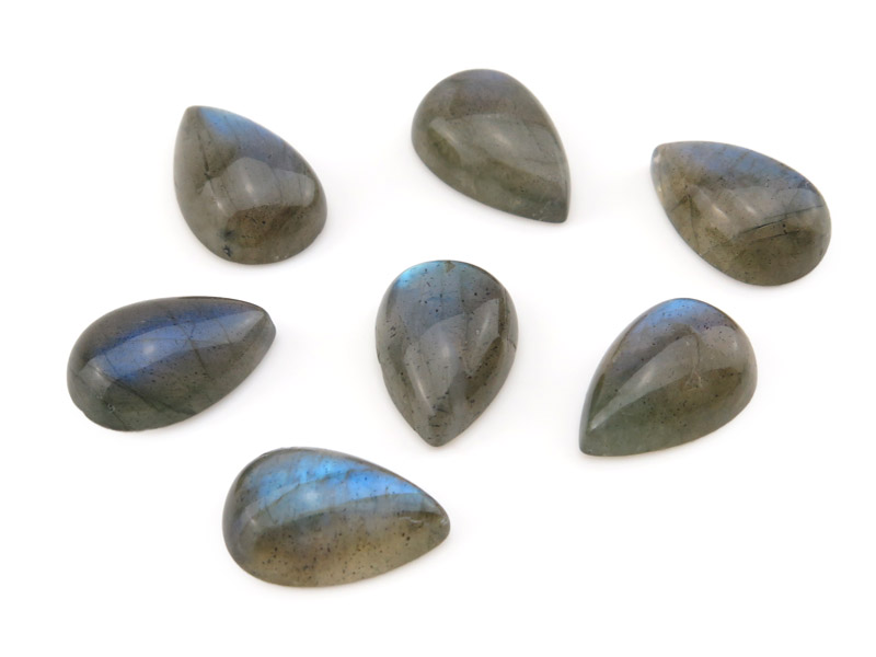 Labradorite Pear Cabochon 12mm x 8mm