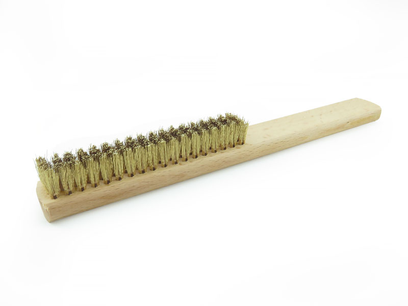 Wooden Handle Brass Brush