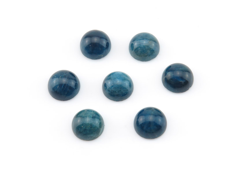 Blue Apatite Round Cabochon 12mm