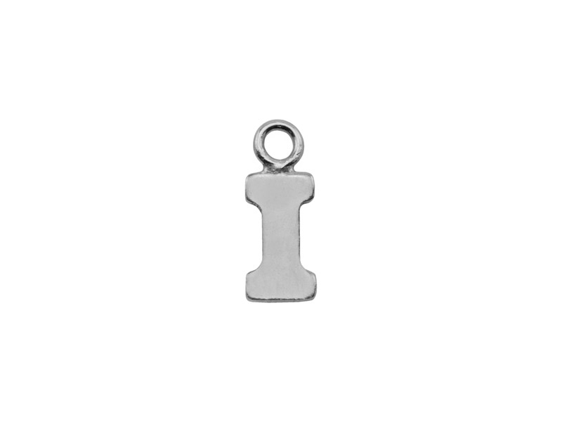 Sterling Silver Alphabet Charm ~ I