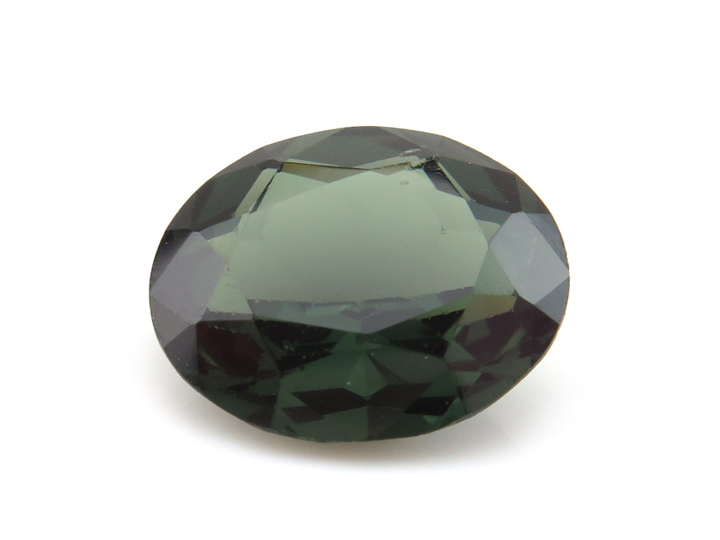 Green Tourmaline Faceted Oval 11.25mm x 9.25mm