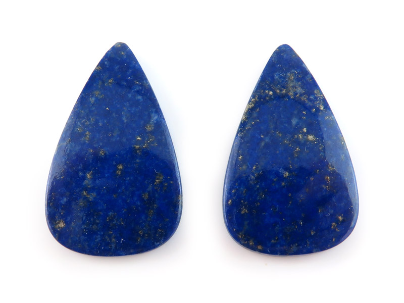 Lapis Lazuli Pear Cabochon 25.75mm ~ PAIR