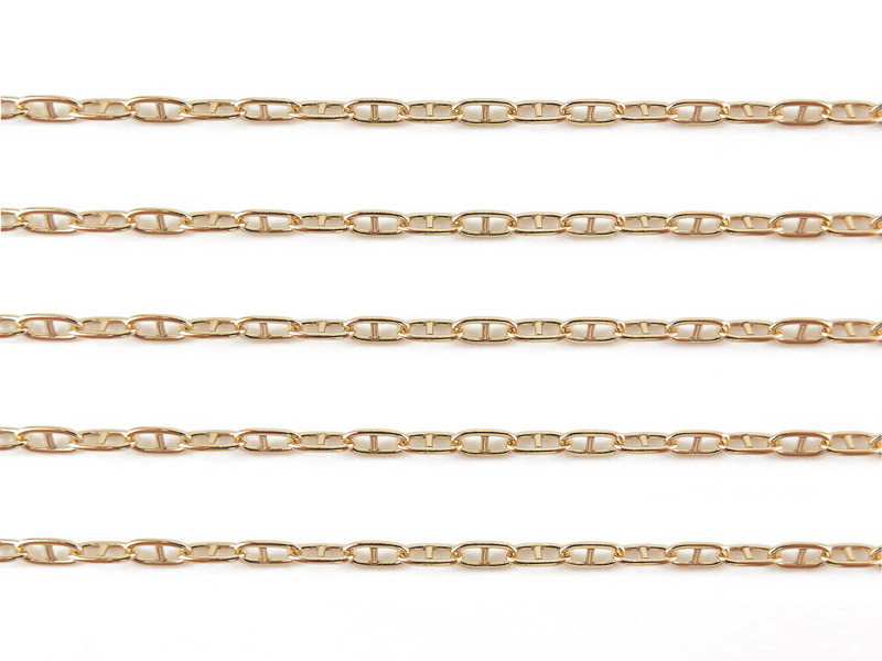 Gold Filled Long Link 'Gucci' Style Chain 4.7mm ~ by the Foot