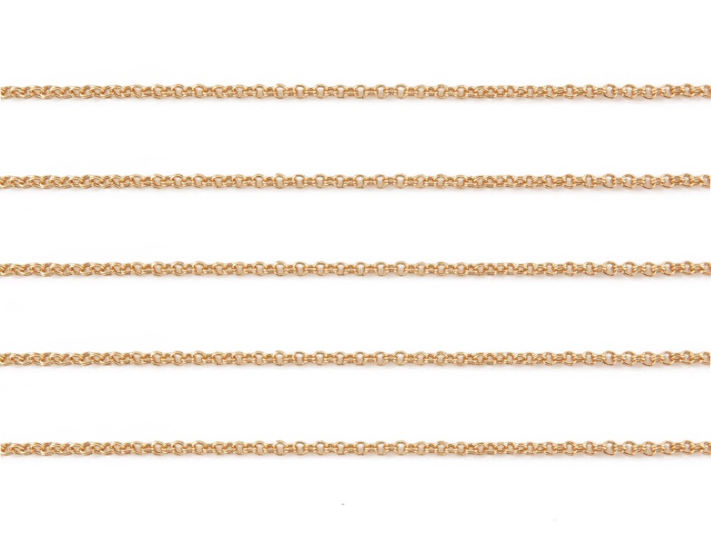 Gold Filled Double Rolo Chain 1.5mm ~ by the Foot