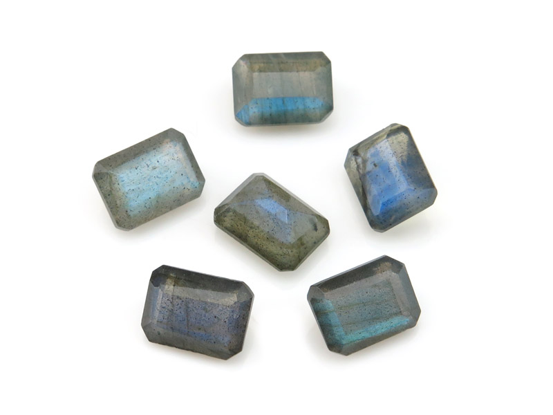 Labradorite Faceted Octagon 8mm x 6mm