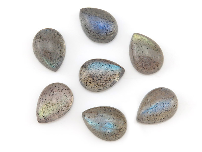 Labradorite Pear Cabochon 8.25mm x 6mm