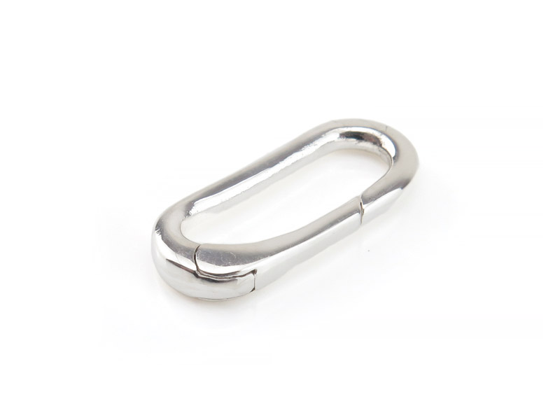 Sterling Silver Oval Spring Clasp 17.5mm