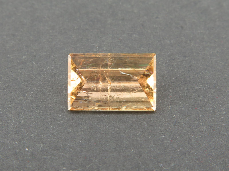 Fair Mined Imperial Topaz Rectangle Cut 10.4mm x 6.75mm