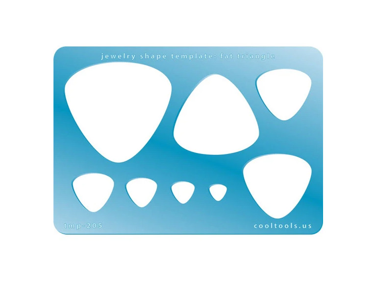 Jewellery Shape Template ~ Fat Triangle