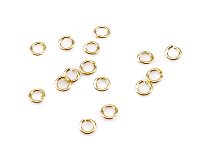 14K Gold Open Jump Ring 2.5mm ~ 24g