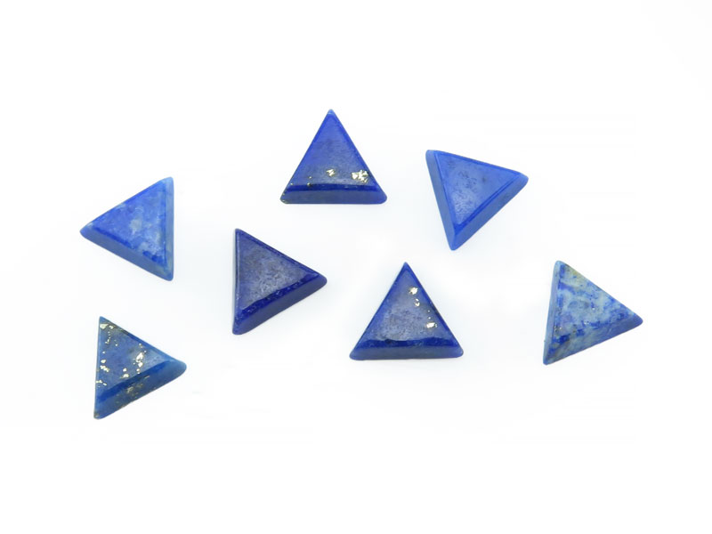 Lapis Lazuli Smooth Triangle Cabochon 6mm